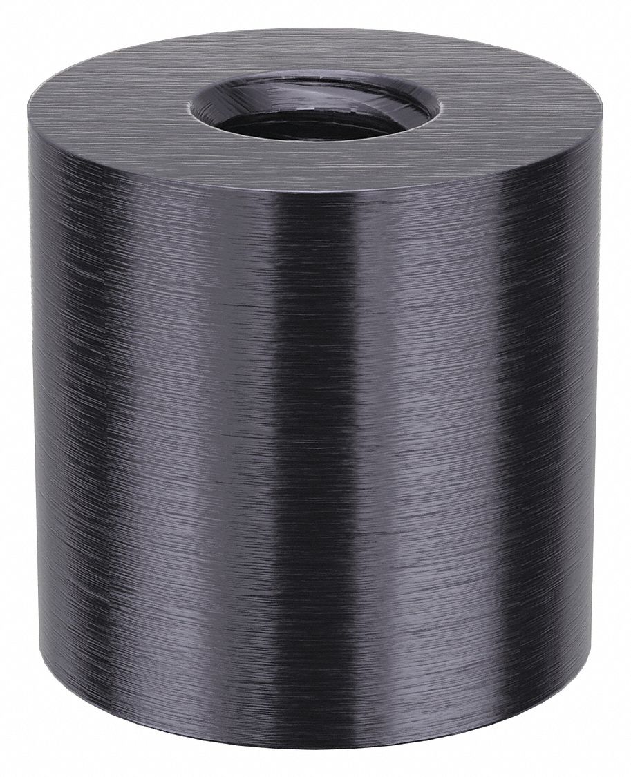 Standoff: 5/16"-18 Thrd Sz, 3/4 in Lg, Round, Aluminum, Black Anodized, 3/4 in Dia
