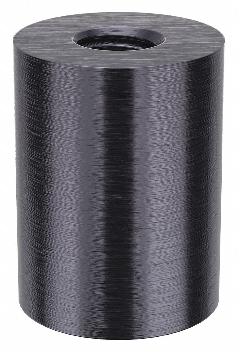 Standoff: 5/16"-18 Thrd Sz, 1 in Lg, Round, Aluminum, Black Anodized, 3/4 in Dia
