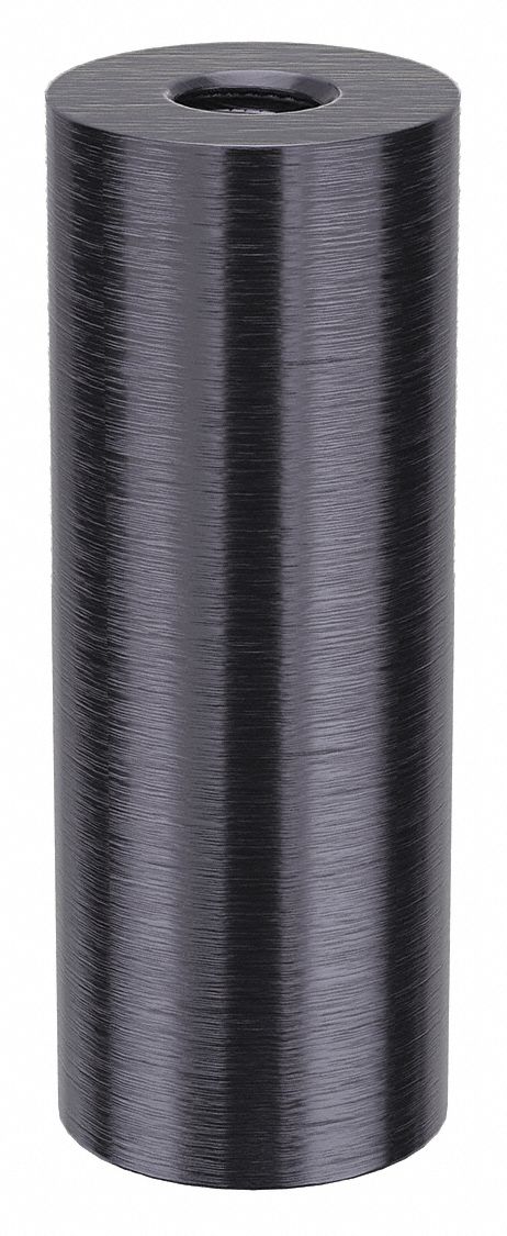 Standoff: 5/16"-18 Thrd Sz, 2 in Lg, Round, Aluminum, Black Anodized, 3/4 in Dia