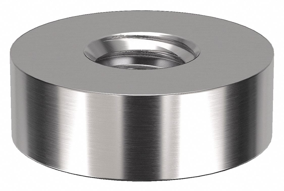 Standoff: 5/16"-18 Thrd Sz, 1/4 in Lg, Round, Stainless Steel, Plain, 3/4 in Dia