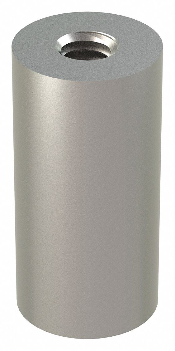 Standoff: 5/16"-18 Thrd Sz, 1 1/2 in Lg, Round, Stainless Steel, Plain, 3/4 in Dia