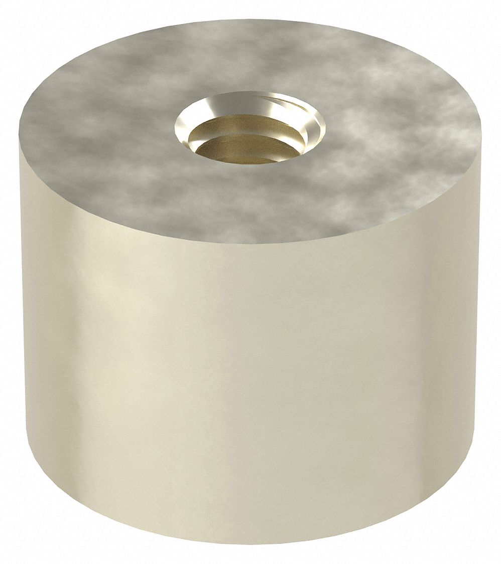 Standoff: 5/16"-18 Thrd Sz, 3/4 in Lg, Round, Aluminum, Plain, 1 in Dia