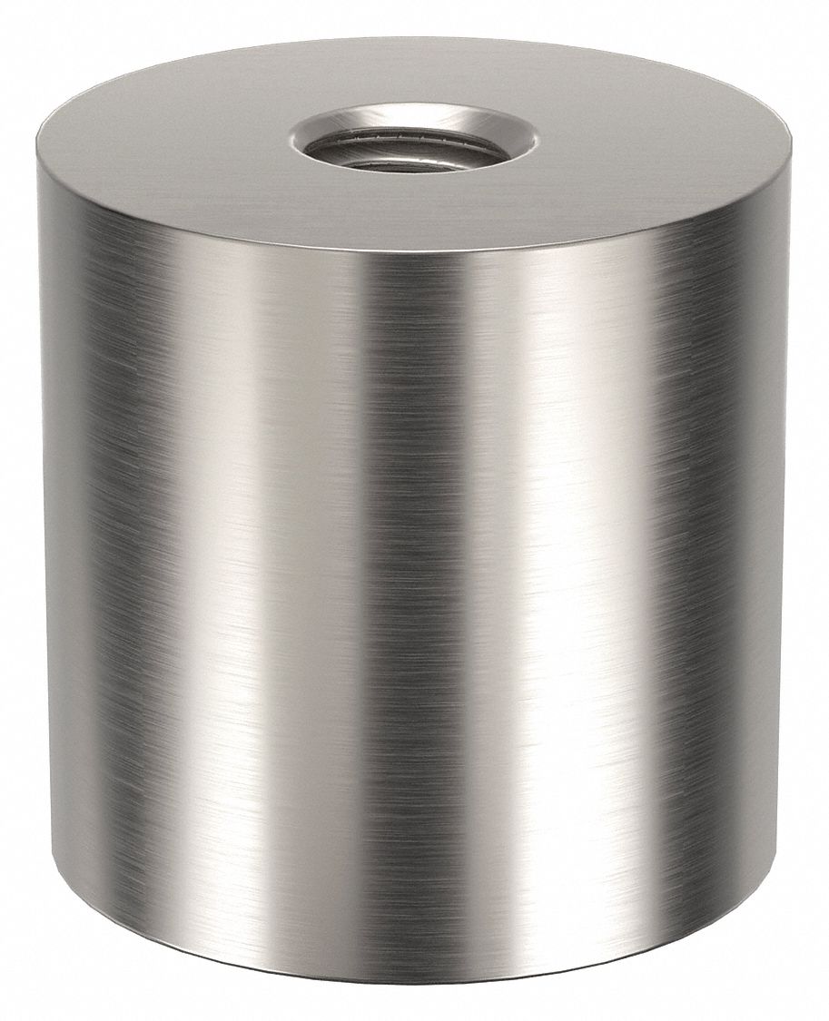 Standoff: 5/16"-18 Thrd Sz, 1 in Lg, Round, Aluminum, Plain, 1 in Dia