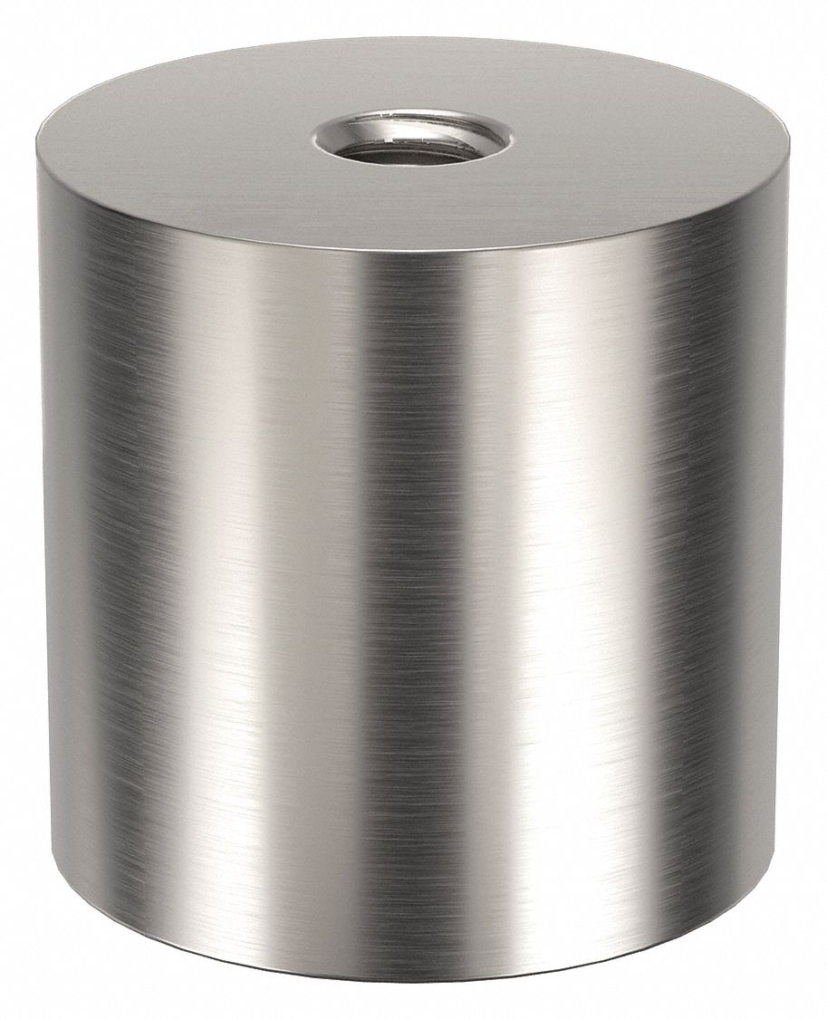 Standoff: 5/16"-18 Thrd Sz, 1 1/4 in Lg, Round, Aluminum, Plain, 1 1/4 in Dia