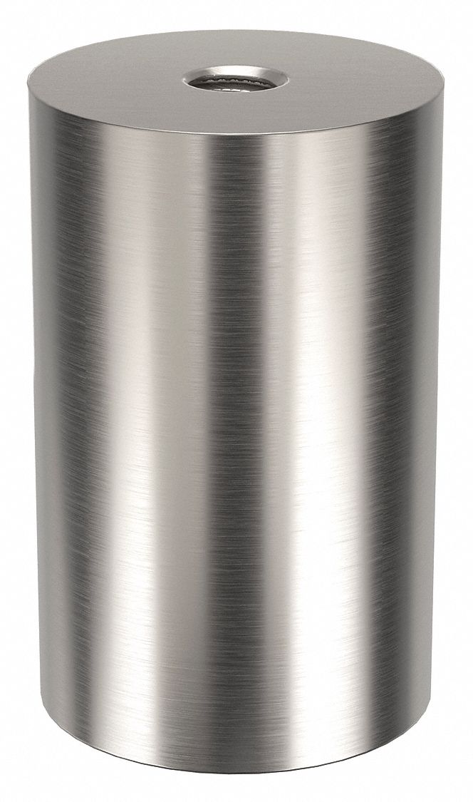 STANDOFF, 5/16"-18 THREAD, 2 IN L, ROUND, ALUMINUM, PLAIN FINISH, 1¼ IN DIA