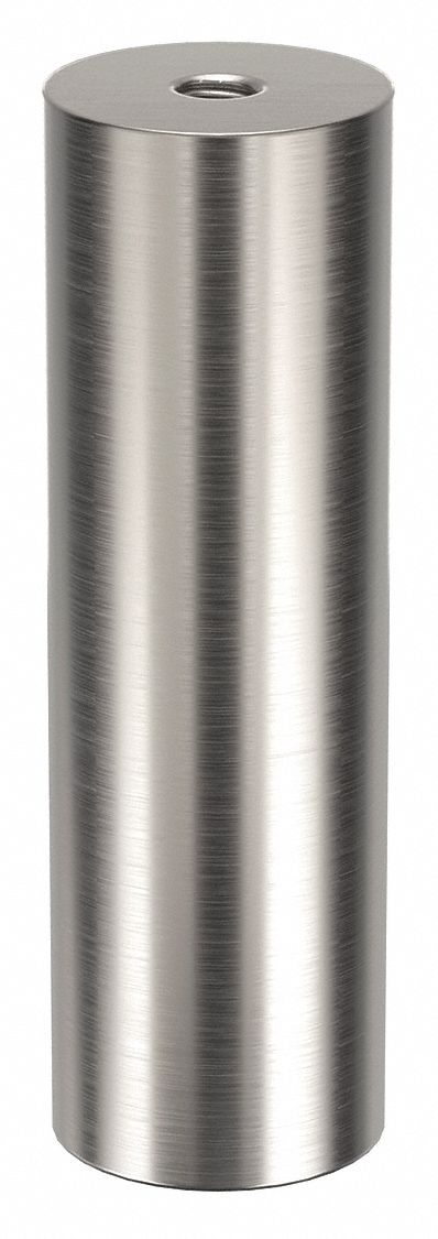 Standoff: 5/16"-18 Thrd Sz, 4 in Lg, Round, Aluminum, Plain, 1 1/4 in Dia