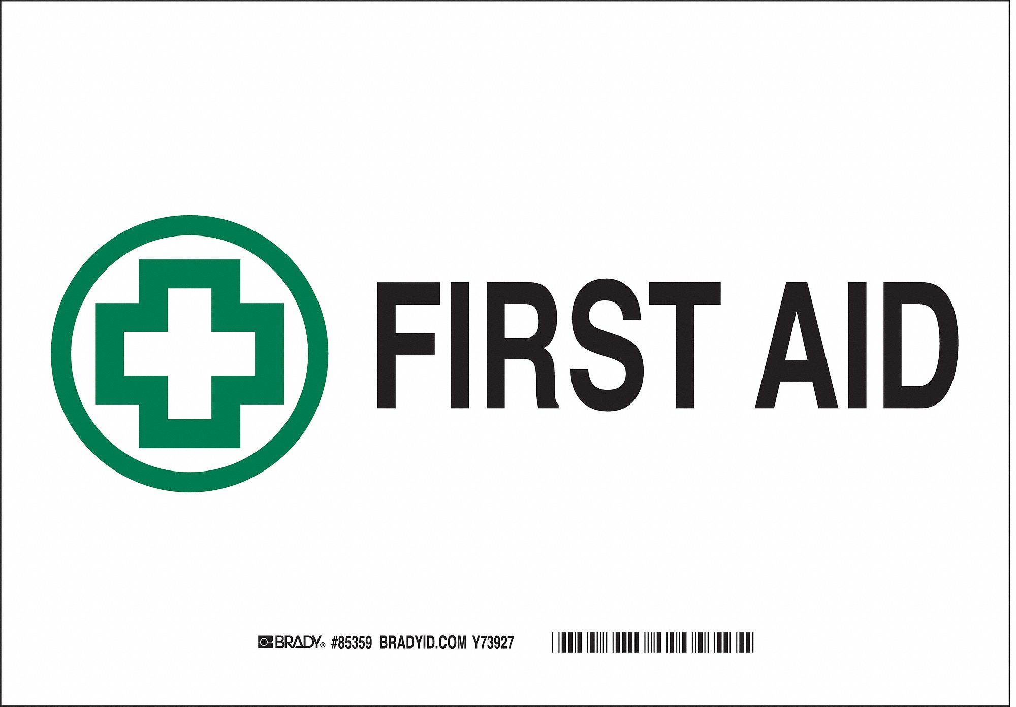 AFF.PREM.SOINS,7X10PO,BL,NR,BLC, PL