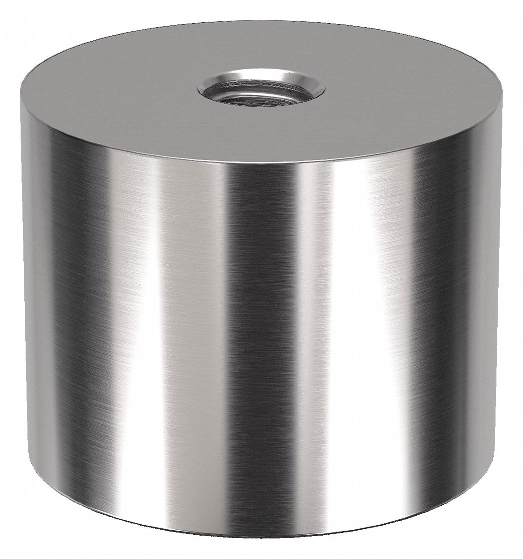 Standoff: 5/16"-18 Thrd Sz, 1 in Lg, Round, Stainless Steel, Plain, 1 1/4 in Dia