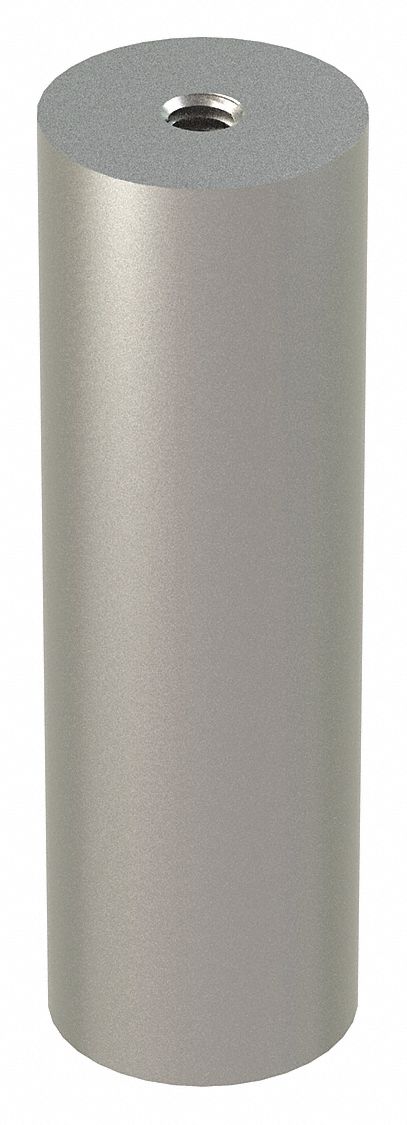 Standoff: 5/16"-18 Thrd Sz, 4 in Lg, Round, Stainless Steel, Plain, 1 1/4 in Dia