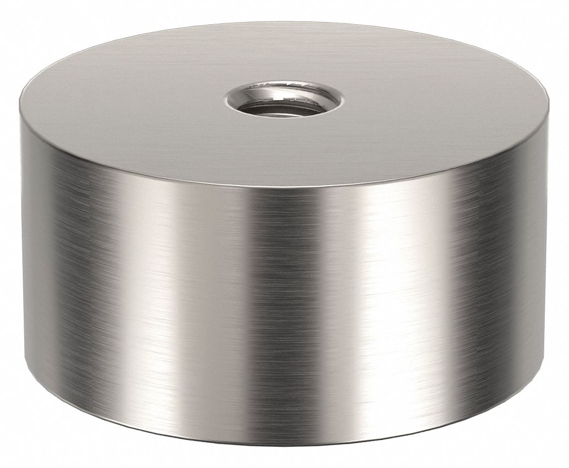 Standoff: 5/16"-18 Thrd Sz, 3/4 in Lg, Round, Aluminum, Plain, 1 1/2 in Dia