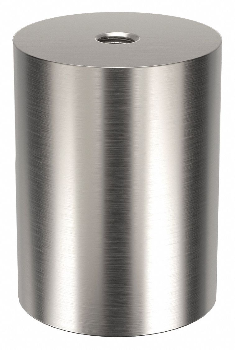 Standoff: 5/16"-18 Thrd Sz, 2 in Lg, Round, Aluminum, Plain, 1 1/2 in Dia