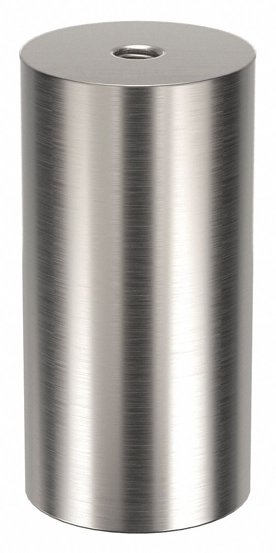 Standoff: 5/16"-18 Thrd Sz, 3 in Lg, Round, Aluminum, Plain, 1 1/2 in Dia