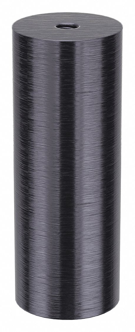 Standoff: 5/16"-18 Thrd Sz, 4 in Lg, Round, Aluminum, Black Anodized, 1 1/2 in Dia