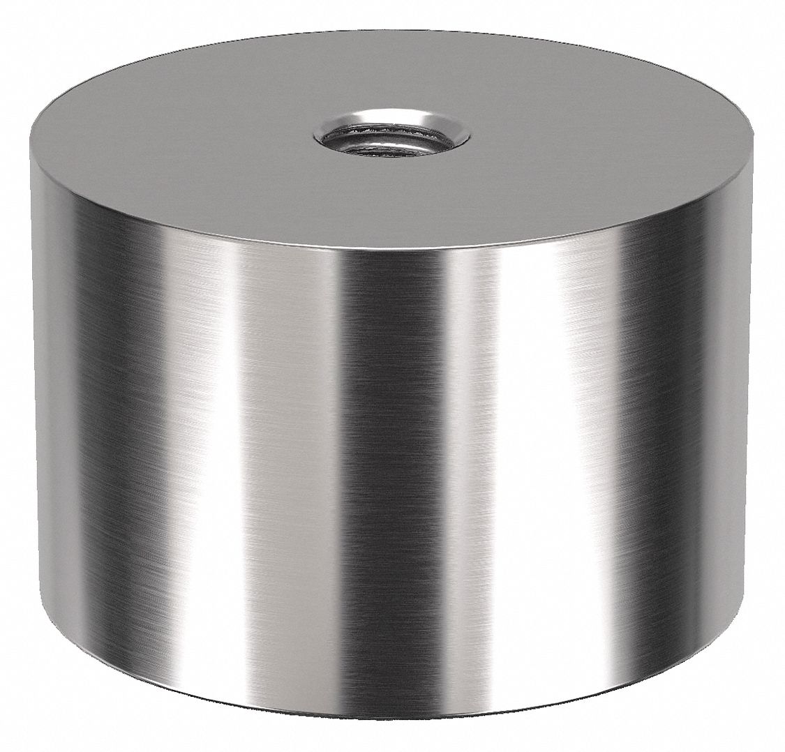 Standoff: 5/16"-18 Thrd Sz, 1 in Lg, Round, Stainless Steel, Plain, 1 1/2 in Dia