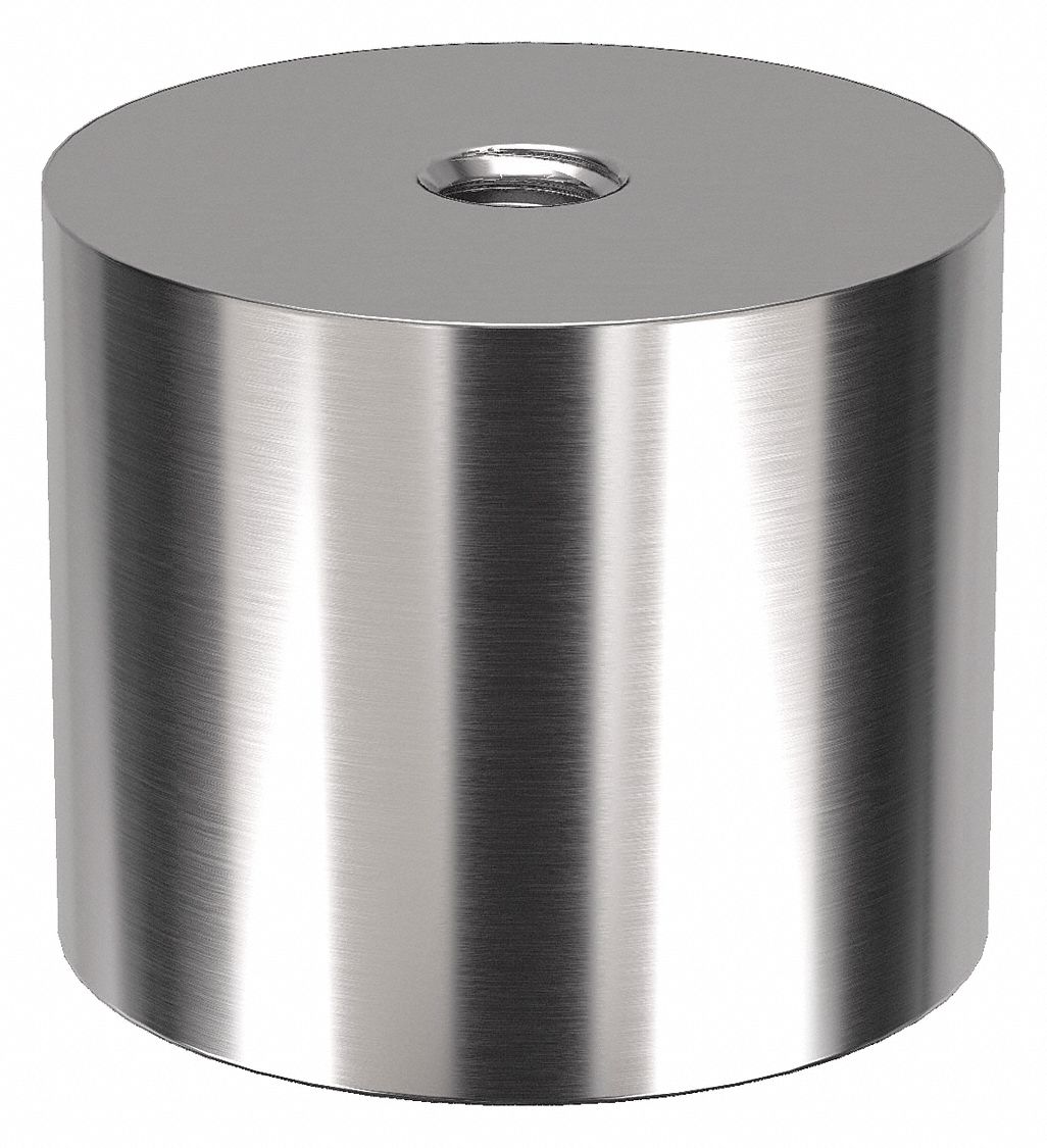 Standoff: 5/16"-18 Thrd Sz, 1 1/4 in Lg, Round, Stainless Steel, Plain, 1 1/2 in Dia