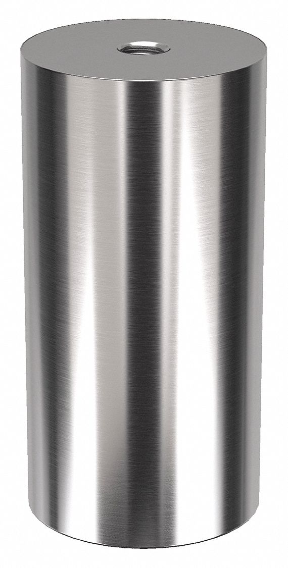 Standoff: 5/16"-18 Thrd Sz, 3 in Lg, Round, Stainless Steel, Plain, 1 1/2 in Dia