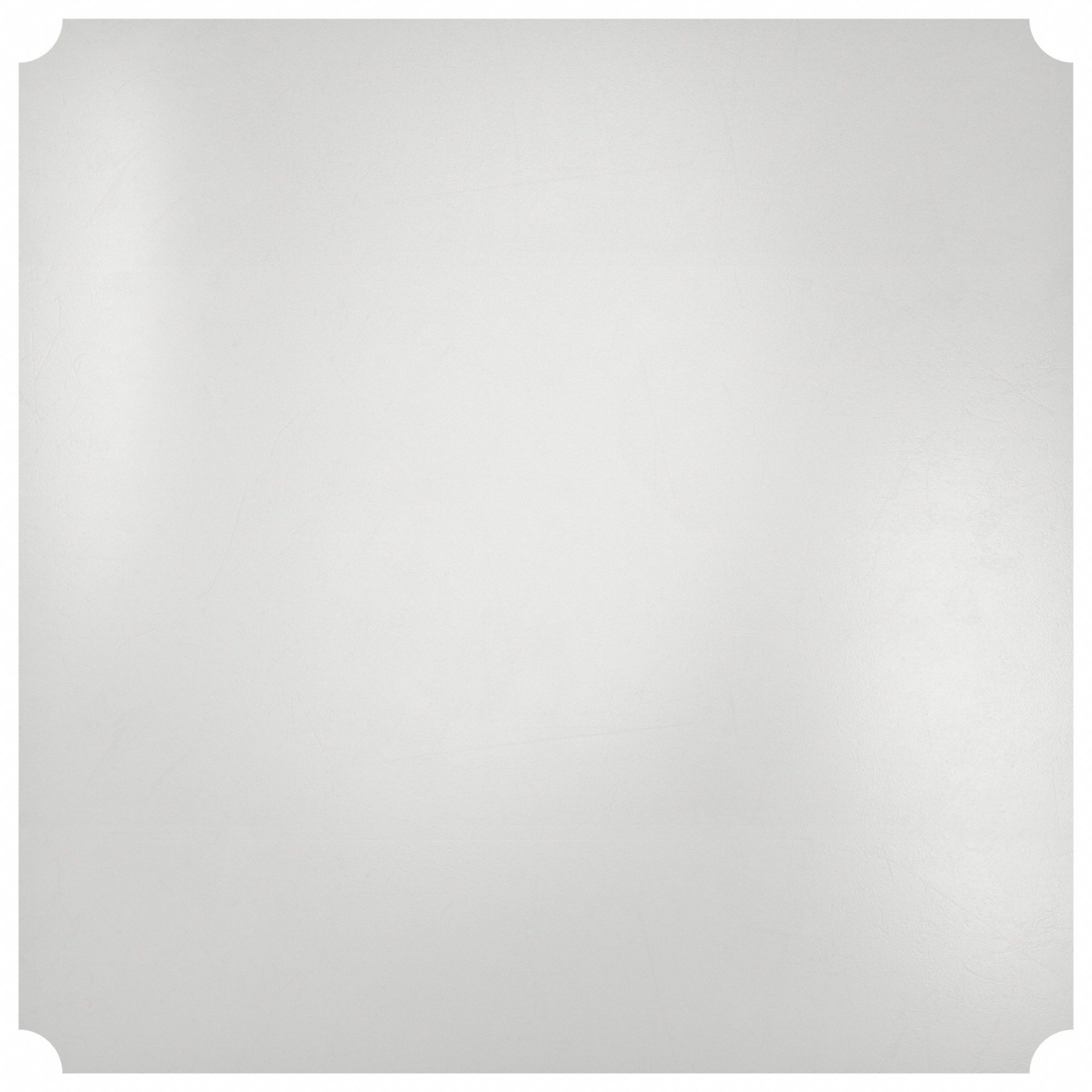 SHELF LINER, 23⅜ IN X 23 11/32 IN X 1/64 IN, POLYPROPYLENE, WHITE, 4 PK