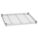 WIRE SHELF, 48 IN X 24 IN, 1 SHELF, SPLIT SLEEVE, 800 LB LOAD CAPACITY, DRY, STEEL