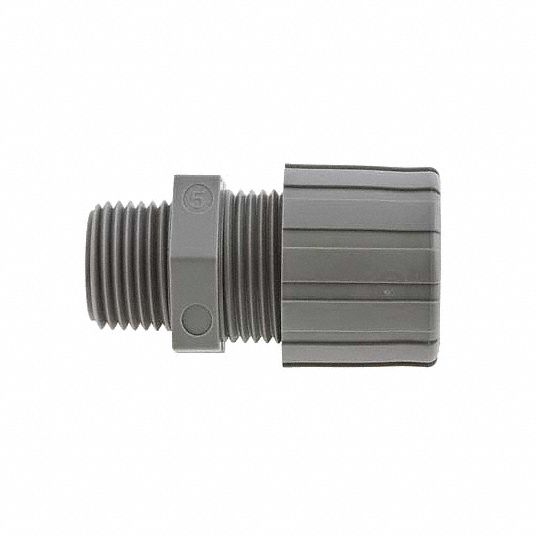 HUBBELL WIRING DEVICEKELLEMS Liquid Tight Cord Connector Nylon, 1/2