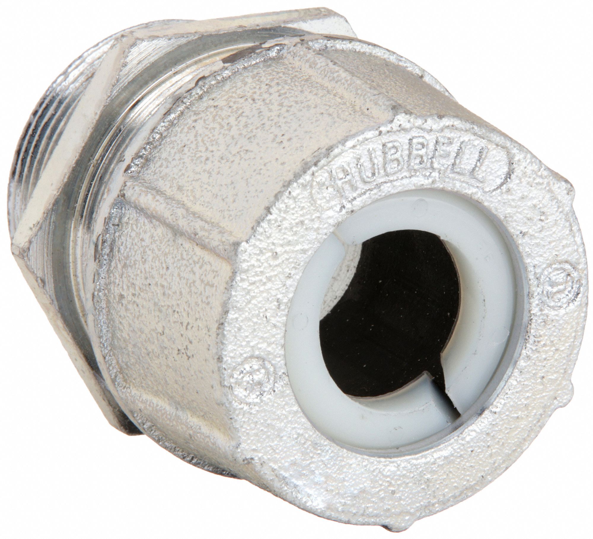 LIQUID TIGHT CORD CONNECTOR, IRON, 1½ IN MNPT, 1.13 IN TO 1.25 IN, SILVER