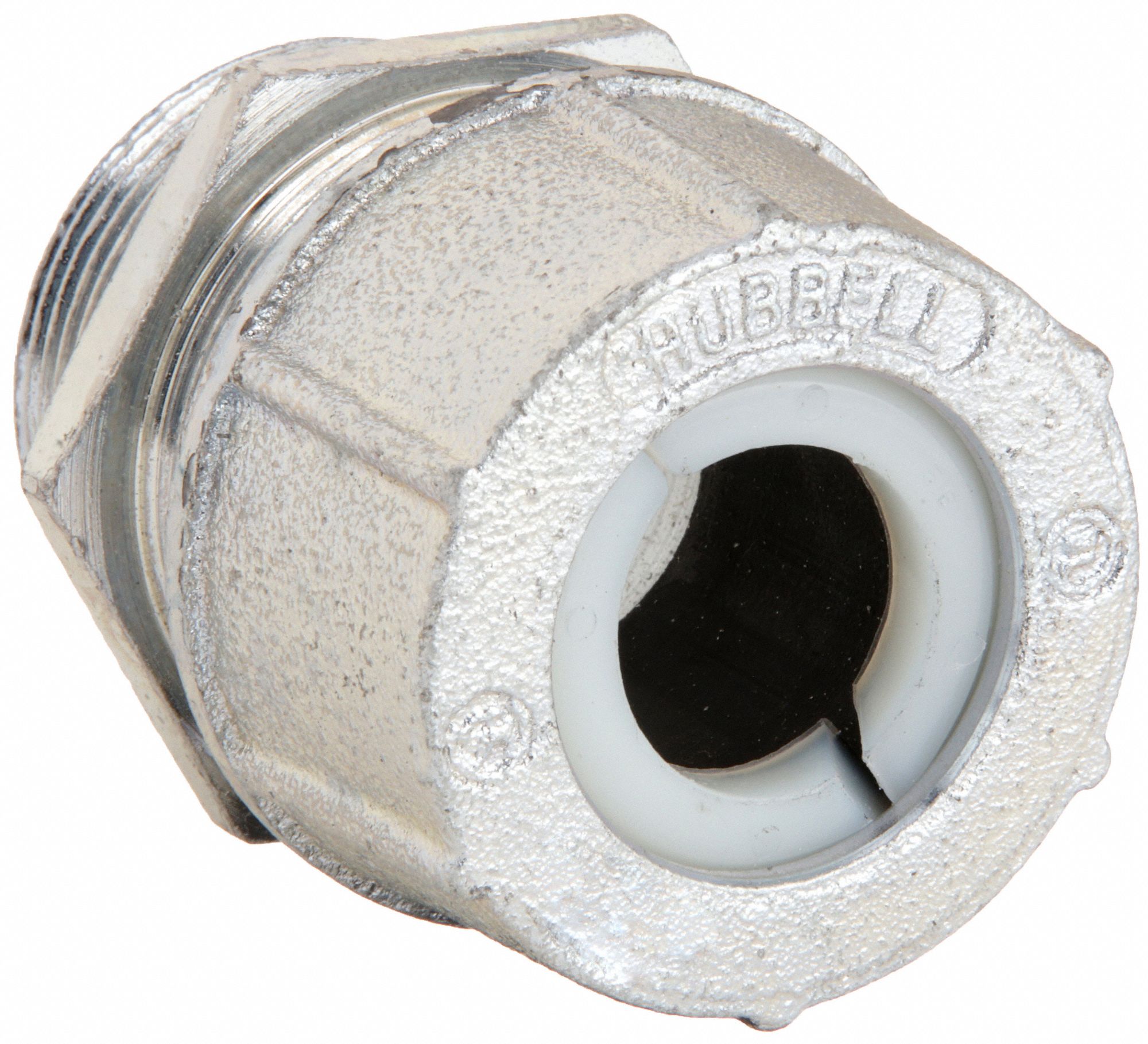 LIQUID TIGHT CORD CONNECTOR, IRON, 1½ IN MNPT, 1.25 IN TO 1.38 IN, SILVER