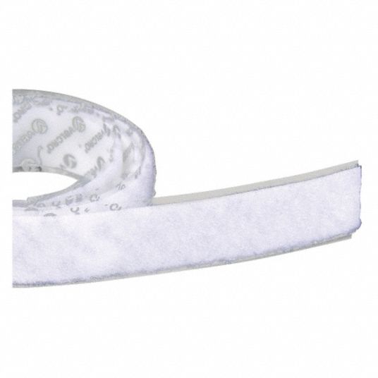VELCRO® Brand Sticky Back Hook and Loop Fastener - White 