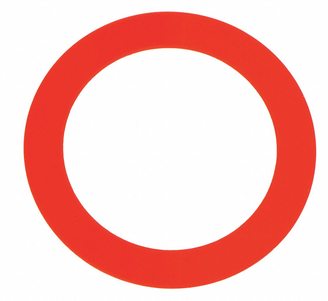 Arbor Shim, Polyester, 0.002 in Thk, PK10: Arbor Shim, 0.375 in Inside Dia, 0.625 in Outside Dia, 10 PK