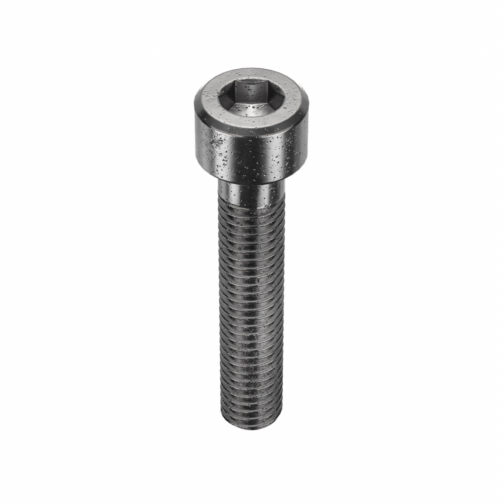 Socket Head Cap Screw: #10-32 Thread Size, 1 in Lg, Std, Plain, Stainless Steel, 5/32 in Drive, 5 PK