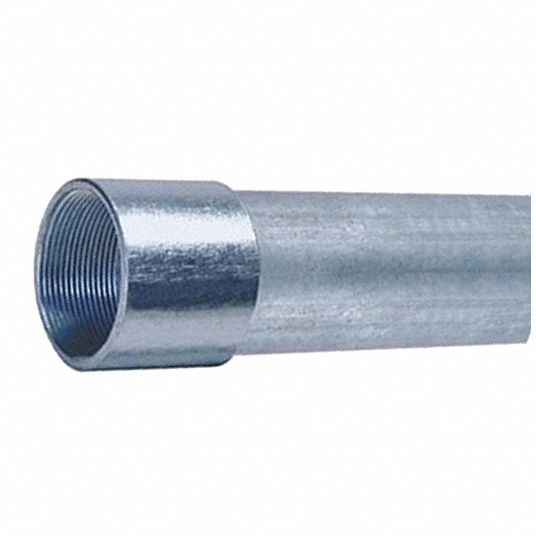 ALLIED Rigid Aluminum Conduit, Trade Size 3 in, Nominal Length 10 ft
