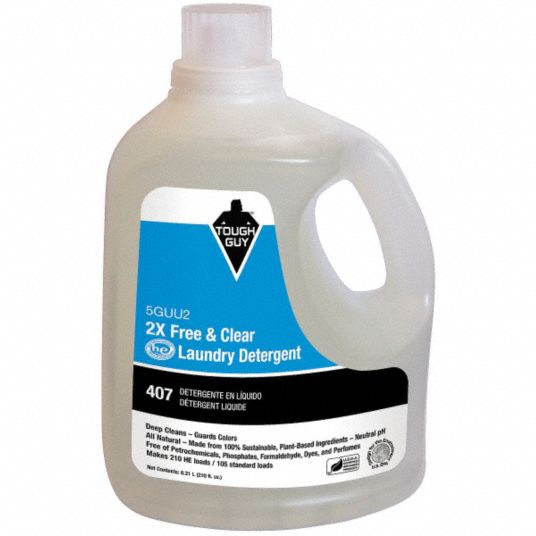 TOUGH GUY, High Efficiency (HE), Jug, Laundry Detergent 5GUU25GUU2