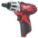 SCREWDRIVER, CORDLESS, 12V, T-HANDLE, ¼ IN HEX, 0 TO 175 IN-LB, 500 RPM, TRIGGER THROTTLE