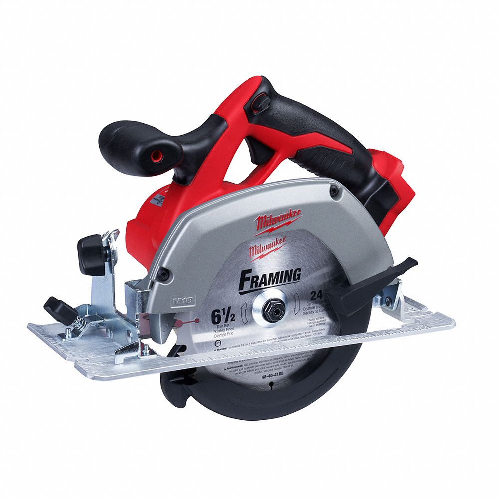 MILWAUKEE Circular Saw 6 1/2 in Blade Dia., Left, 2 1/8 in Max