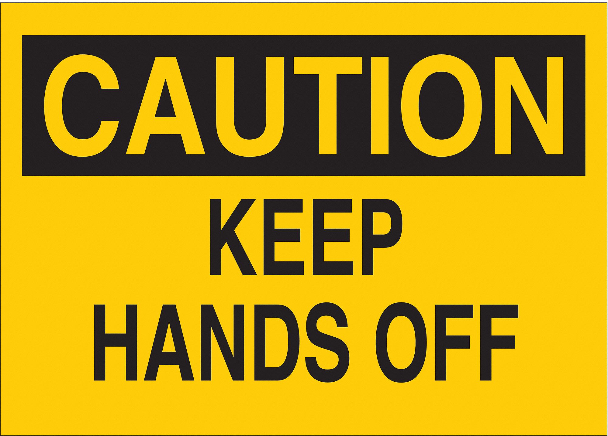 SIGNE NE PAS TOUCHER