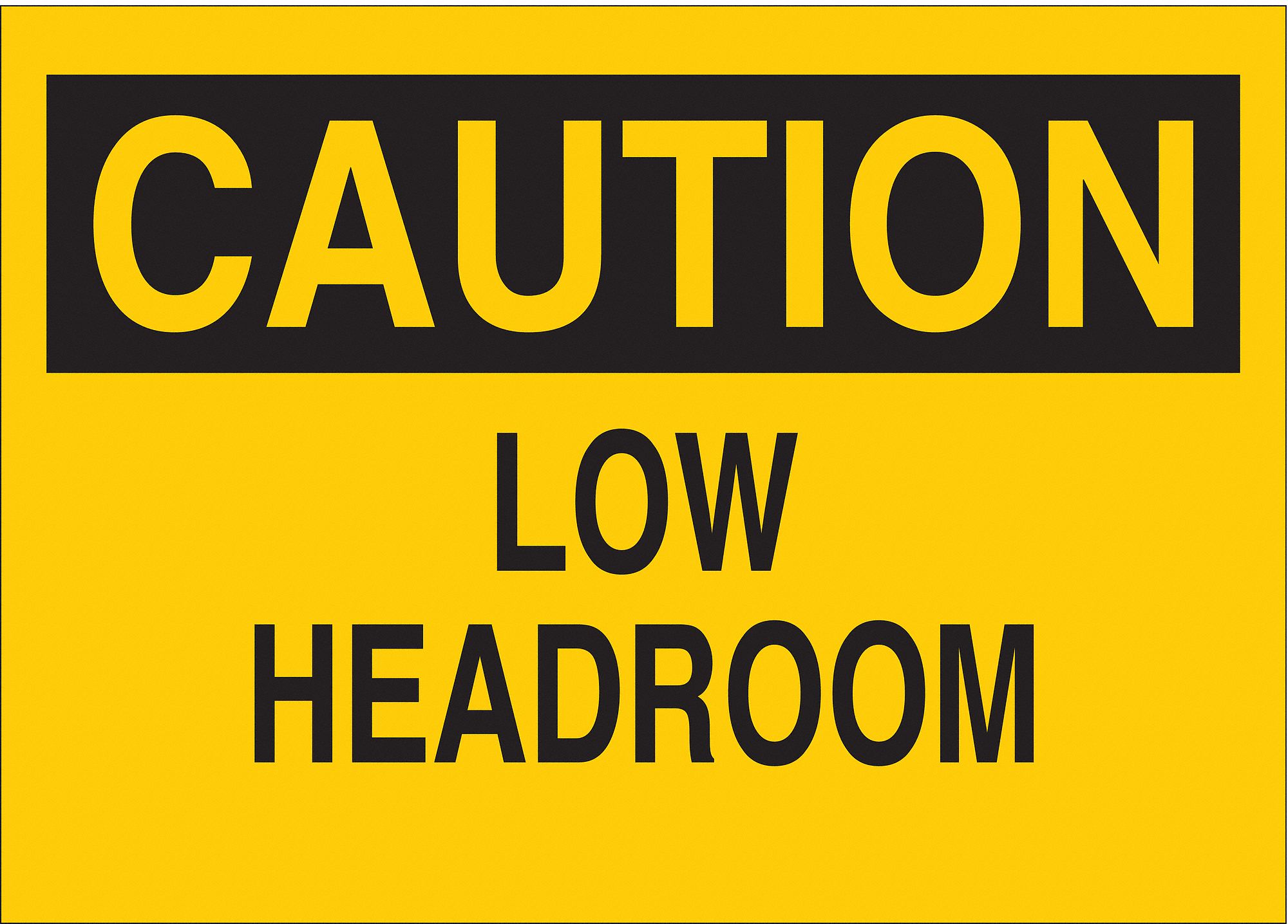 SIGN CAUTION 7X10