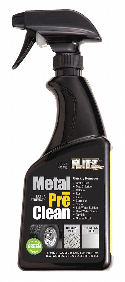 Metal Pre Clean: Water Based, 16 oz Cleaner Container Size