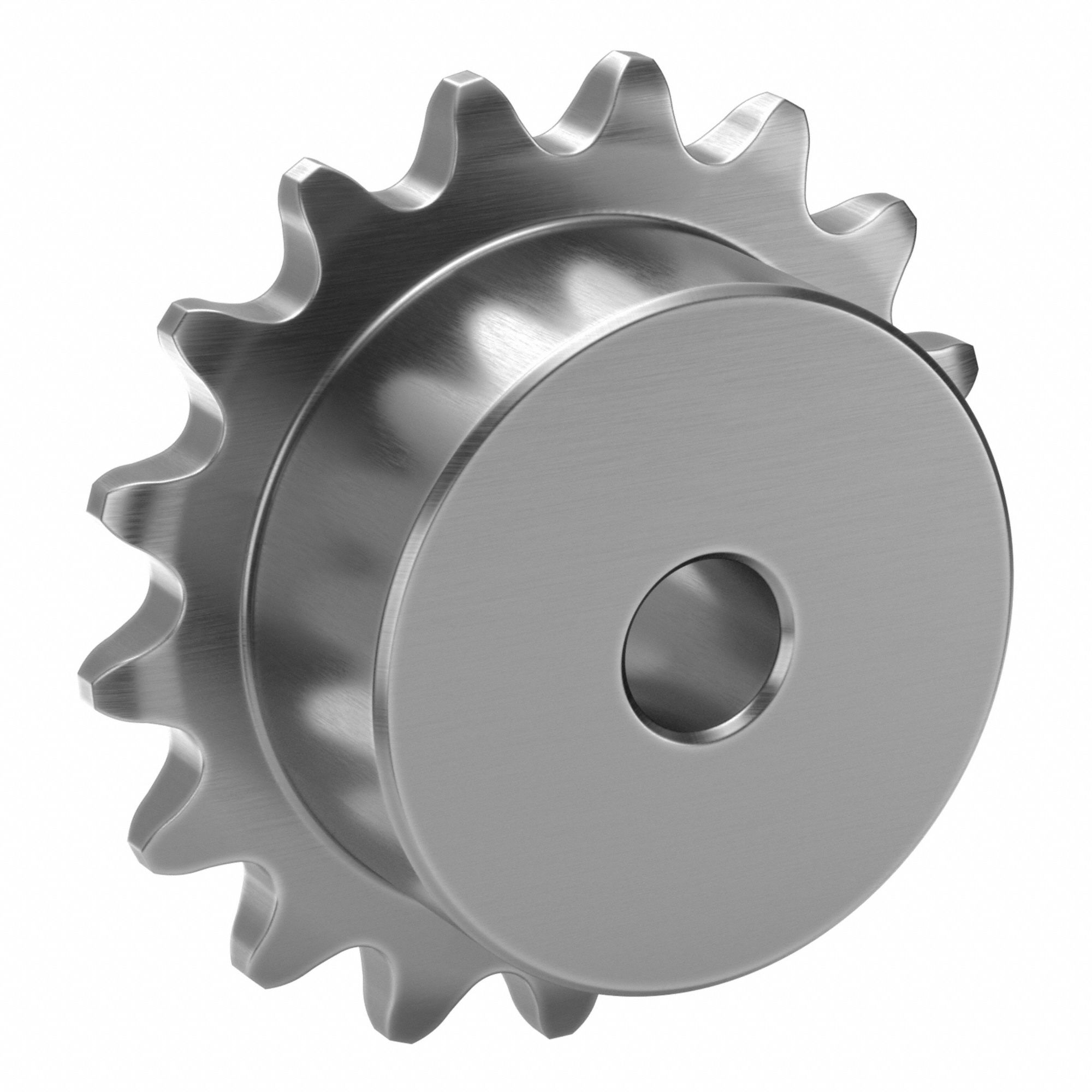 Single Strand Sprocket: One-Sided Hub, For Single Strands, 25, 17 Teeth, 1.361 in Pitch Dia