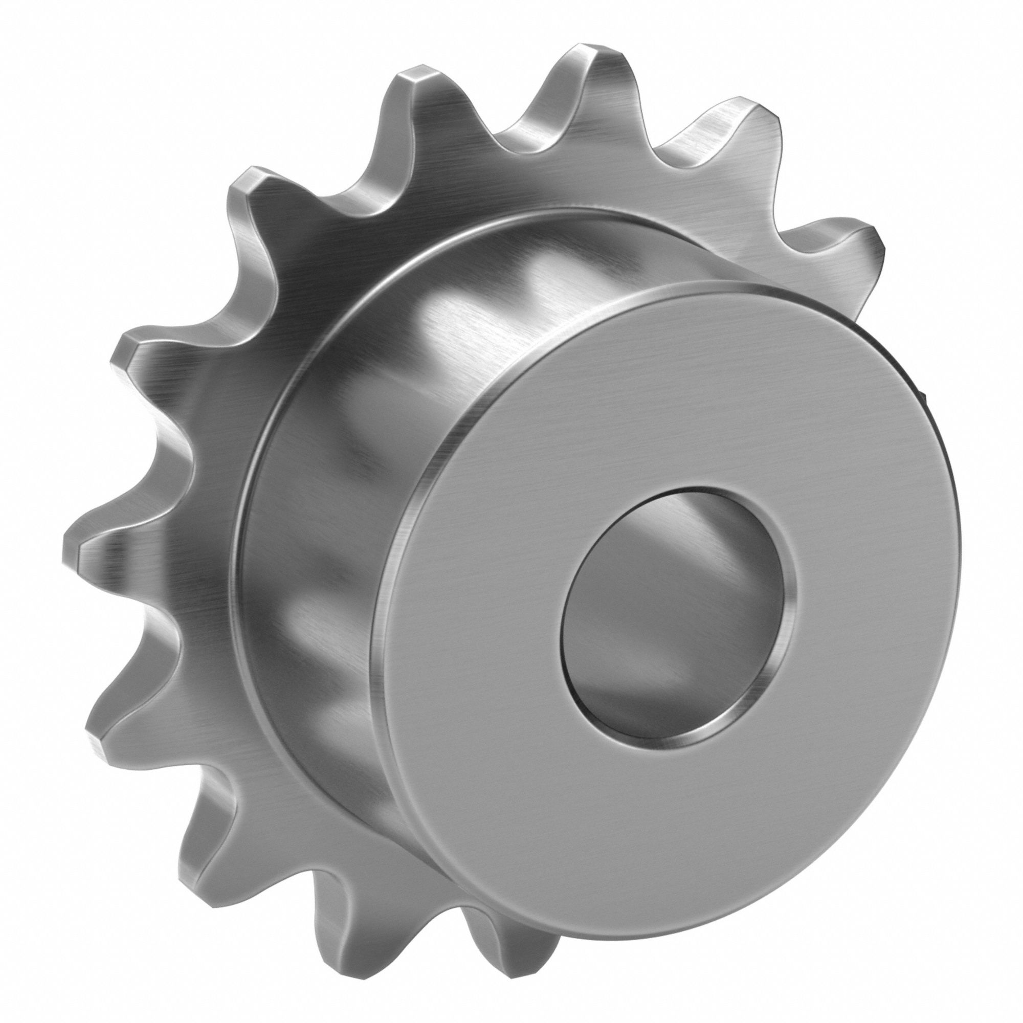 Single Strand Sprocket: One-Sided Hub, For Single Strands, 35, 15 Teeth, 1.804 in Pitch Dia