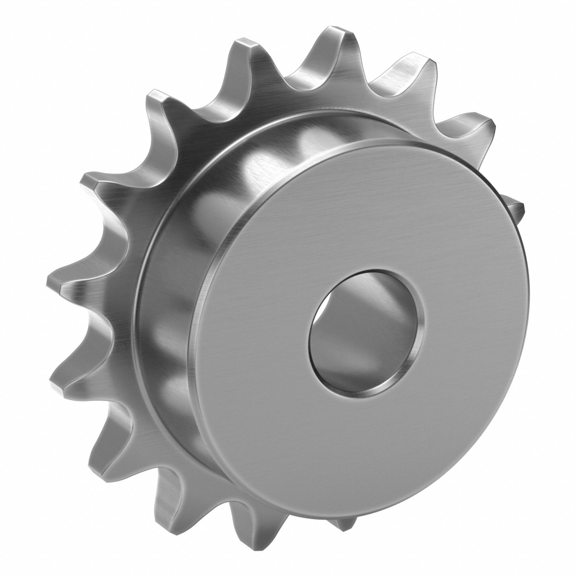Single Strand Sprocket: One-Sided Hub, For Single Strands, 40, 16 Teeth, 2.563 in Pitch Dia