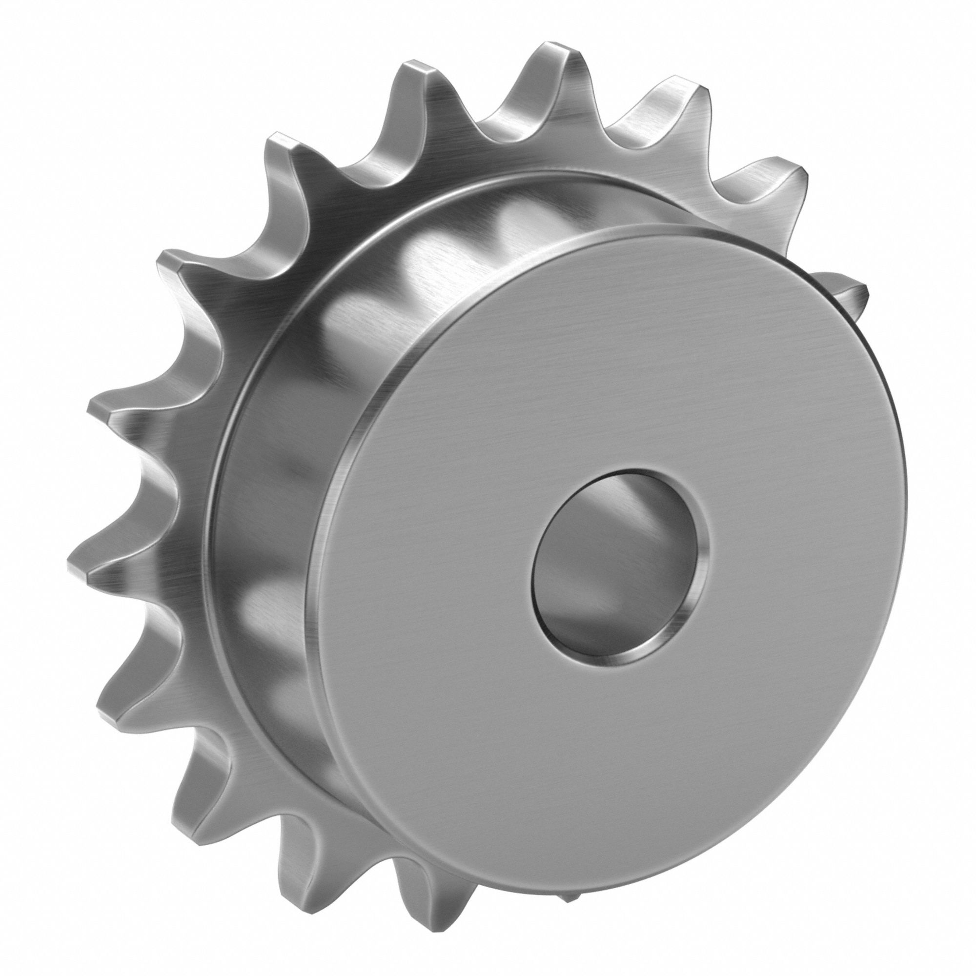 Single Strand Sprocket: One-Sided Hub, For Single Strands, 40, 18 Teeth, 2.879 in Pitch Dia