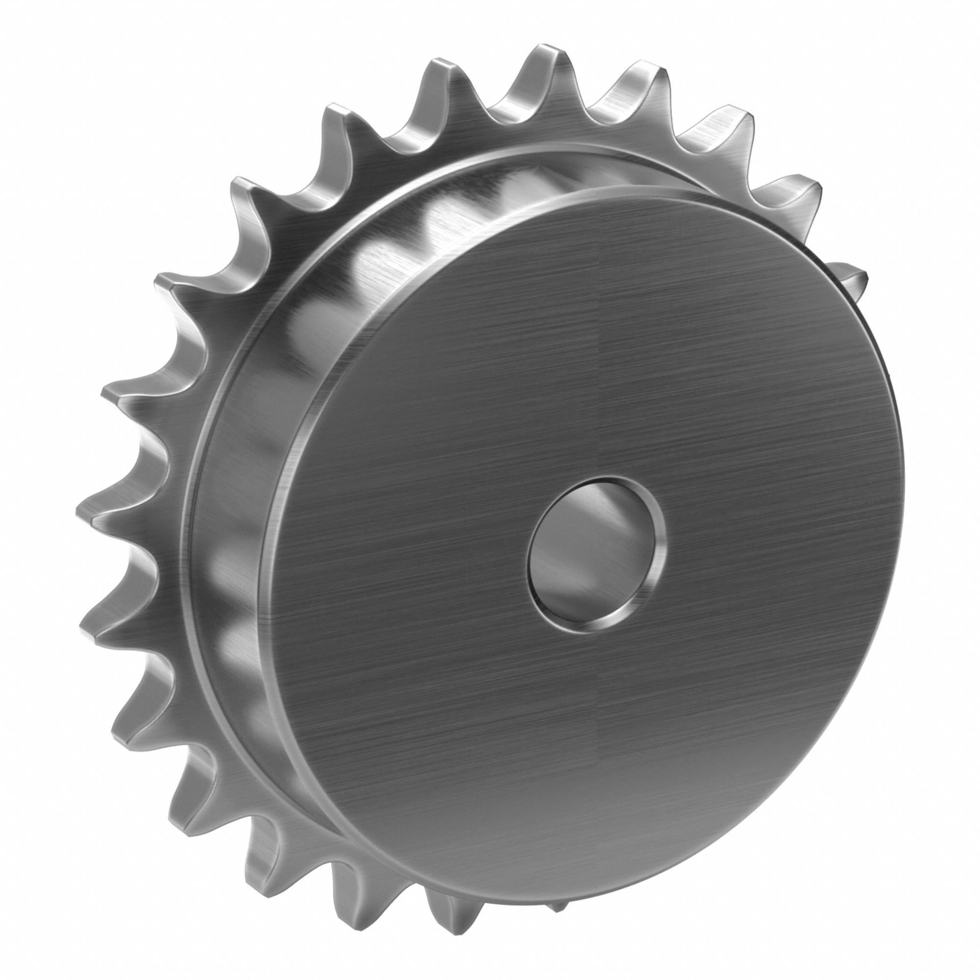 Single Strand Sprocket: One-Sided Hub, For Single Strands, 40, 24 Teeth, 3.831 in Pitch Dia