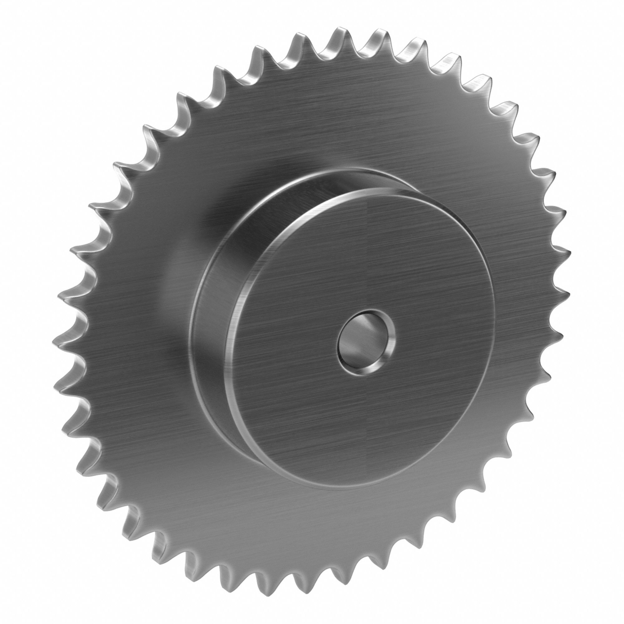 Single Strand Sprocket: One-Sided Hub, For Single Strands, 40, 40 Teeth, 6.373 in Pitch Dia