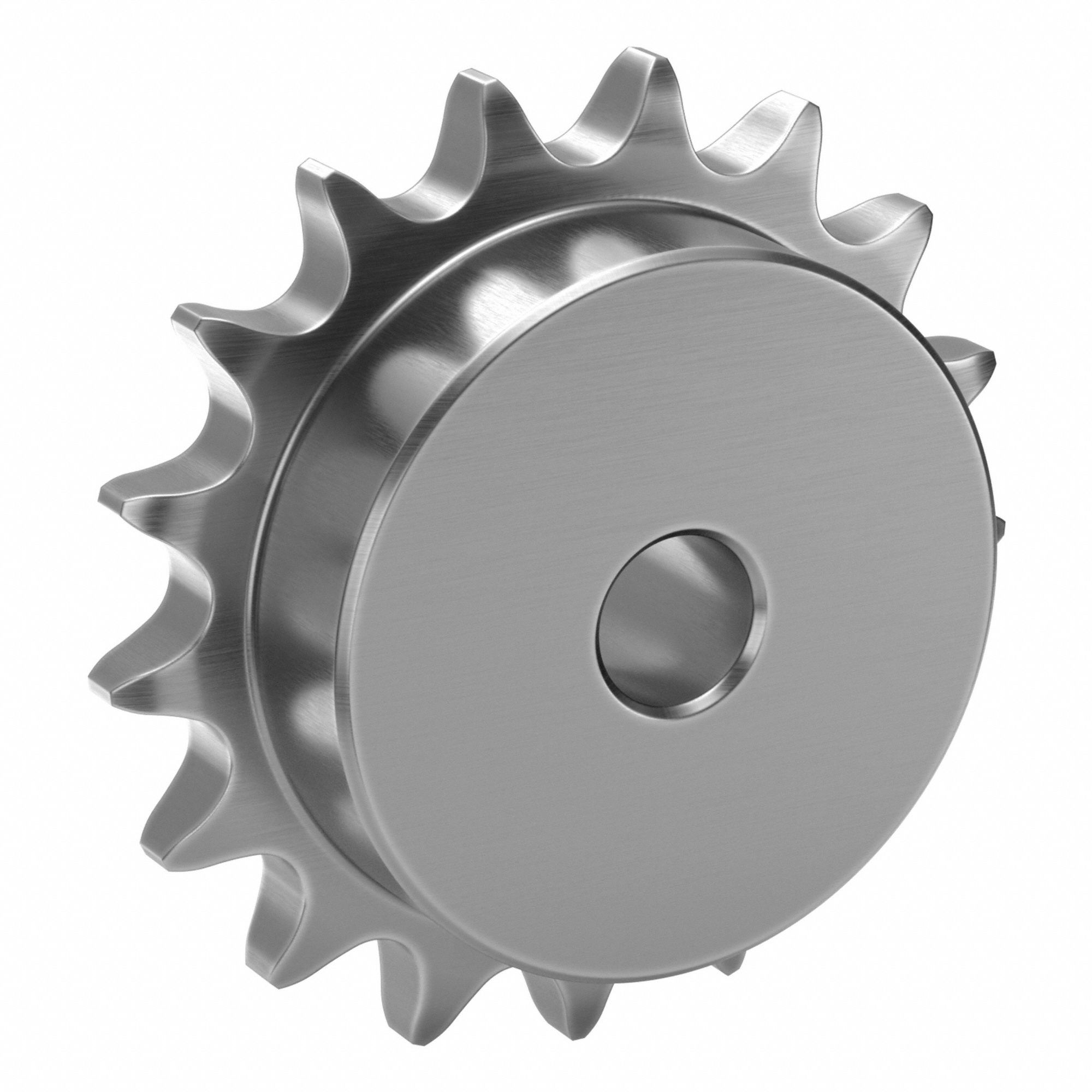 Single Strand Sprocket: One-Sided Hub, For Single Strands, 50, 17 Teeth, 3.401 in Pitch Dia