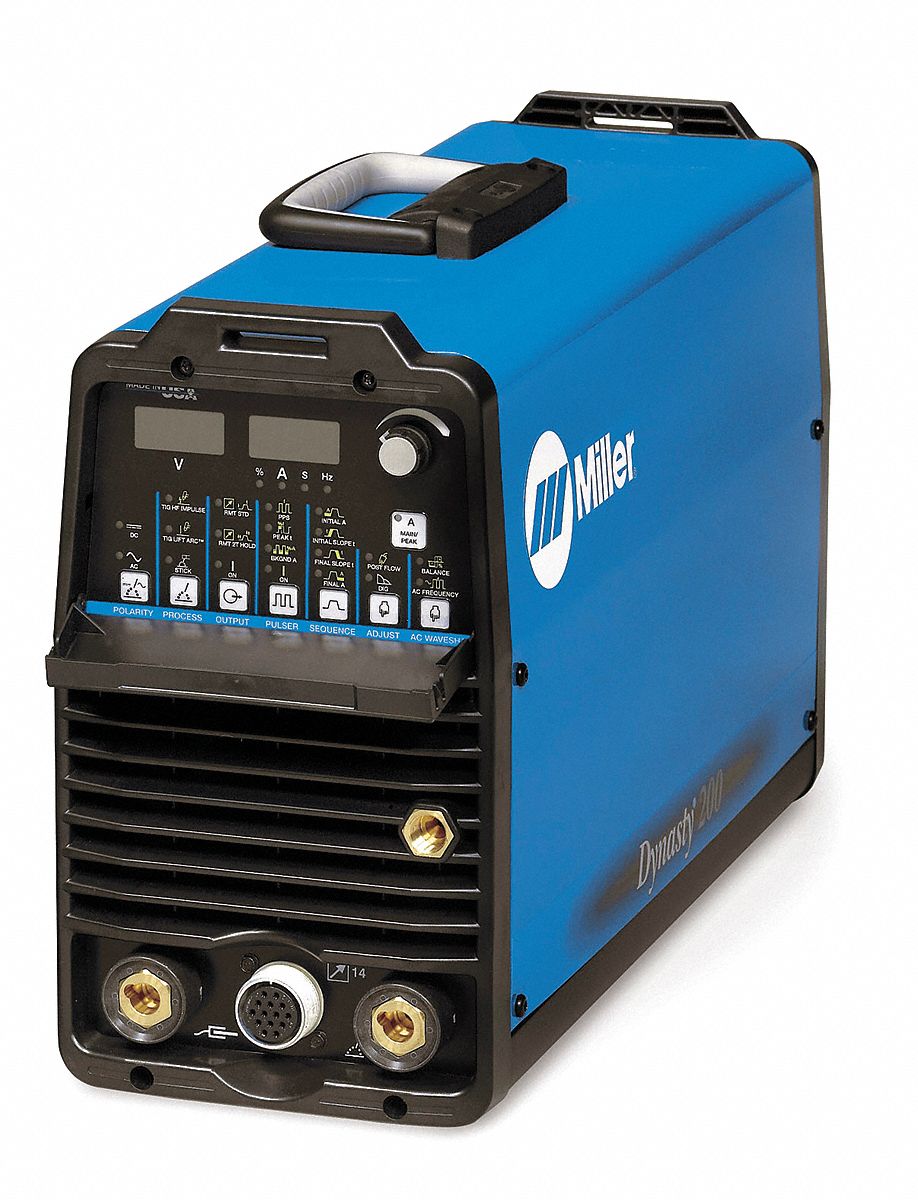 MILLER ELECTRIC Tig Welder, Dynasty 200 DX, 120 to 480V AC 5GWG2