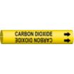 Carbon Dioxide Snap-On Pipe Markers