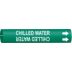 Chilled Water Snap-On Pipe Markers