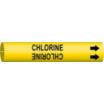 Chlorine Snap-On Pipe Markers