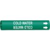 Cold Water Snap-On Pipe Markers