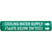 Cooling Water Supply Snap-On Pipe Markers