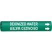 Deionized Water Snap-On Pipe Markers