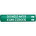 Deionized Water Snap-On Pipe Markers